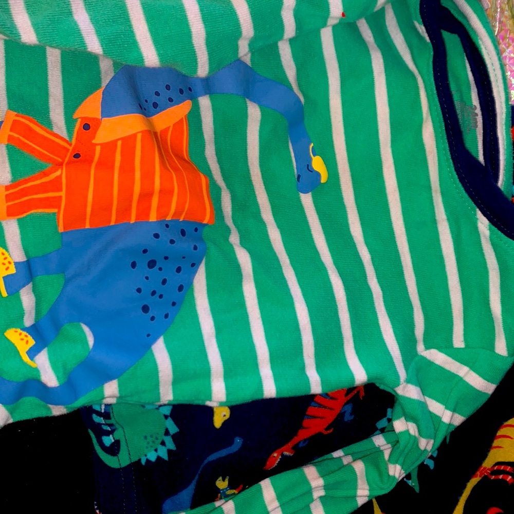 2 pair Dino PJs